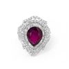 Image 1 : 18K WhiteGold 5.32ct Ruby&Diamond Ring WL15812