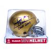 Image 1 : Joe Theismann Signed Notre Dame Mini Helmet W211