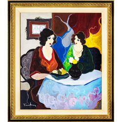 Original Itzchak Tarkay Acrylic on Canvas W18975