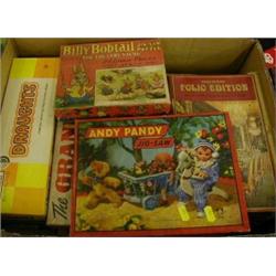 Box of games including Andy Pandy jigsaw £15-25