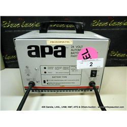 APA 21 24 VOLT AUTOMATIC BATTERY CHARGER
