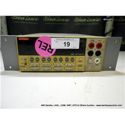 KEITHLEY 2000 MULTIMETER (print sequence:) 58021