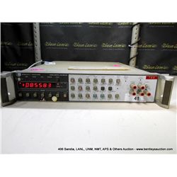 HP 3455A DIGITAL VOLTMETER (print sequence:) 58039