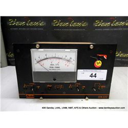 ALCATEL CFA222 METER (print sequence:) 58042