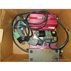 BOX: ASSORTED ELECTRONIC COMPONENTS (print sequence:) 58083