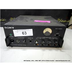 SONY VA-500 VTR PLAYBACK ADAPTOR (print sequence:) 58073