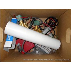 BOX: ASSORTED ELECTRICAL HARDWARE (print sequence:) 57958