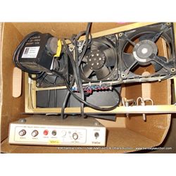 BOX: ASSORTED ELECTRONIC COMPONENTS (print sequence:) 57987