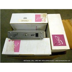 BOX: ASSORTED LAIRD LTM-DVDA5 1394 DV DISTRIBUTION AMPLIFIER (print sequence:) 57982