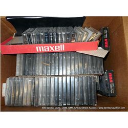 BOX: ASSORTED MUSIC CASSETTES