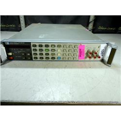HP 3456A DIGITAL VOLTMETER (print sequence:) 57864