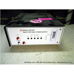 EG&G OFRTEC 4002P PORTABLE POWER SUPPLY (print sequence:) 57850