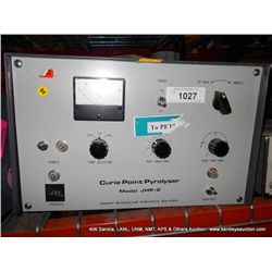JAI JHP-2 CURIE POINT PYROLYSER (print sequence:) 57863