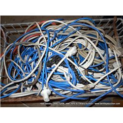 BIN OF MISC—WIRE CABLE