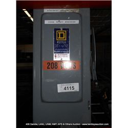 SQUARE D BREAKER BOX