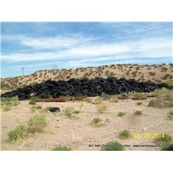 LOT: TIRES IN CORPORATE YARD DEPOSIT - $ 1,000.00 Location: EMRTC Corporation Yard Canyon Road Socor