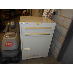 STANLEY VIDMAR CABINET, 2 DRAWER, 1 DOOR