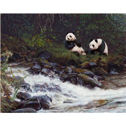 Banovich ORIGINAL painting: "Fengxong Xai" 16” x 20” Oil on Belgian Linen