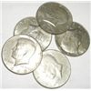 5 TOTAL SILVER KENNEDY HALF DOLLARS *MIXED DATES & GRADES-NICE EARLY SILVER HALF DOLLARS*!!