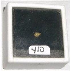GOLD NUGGET *CRYSTAL GOLD* TOTAL WEIGHT IS .020 GRAMS FROM THE LITTLE JONNIE MINE-LEADVILLE LAKE COU