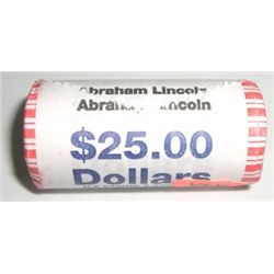 ROLL OF 2010-D PRESIDENT DOLLARS ROLL *UNCIRCULATED-ABRAHAM LINCOLN* $25.00 FACE VALUE!!