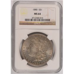 1880 MORGAN DOLLAR NGC MS-64