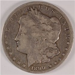 1890-CC MORGAN DOLLAR VG