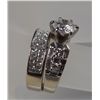 Image 2 : FABULOUS DIAMOND RING. CENTER DIAMOND IS A 1.05 CT, I-2, I COLOR