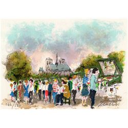 Urbain Huchet Signed Bouquinistes