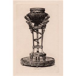 Jules Jacquemart Antique etching