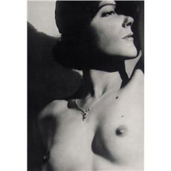 Man Ray Nude Photogravure Framed