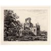 Image 1 : Toussaint etching Kirkstall Abbey