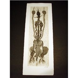 Zush-Evru "Perstoges I" Etching