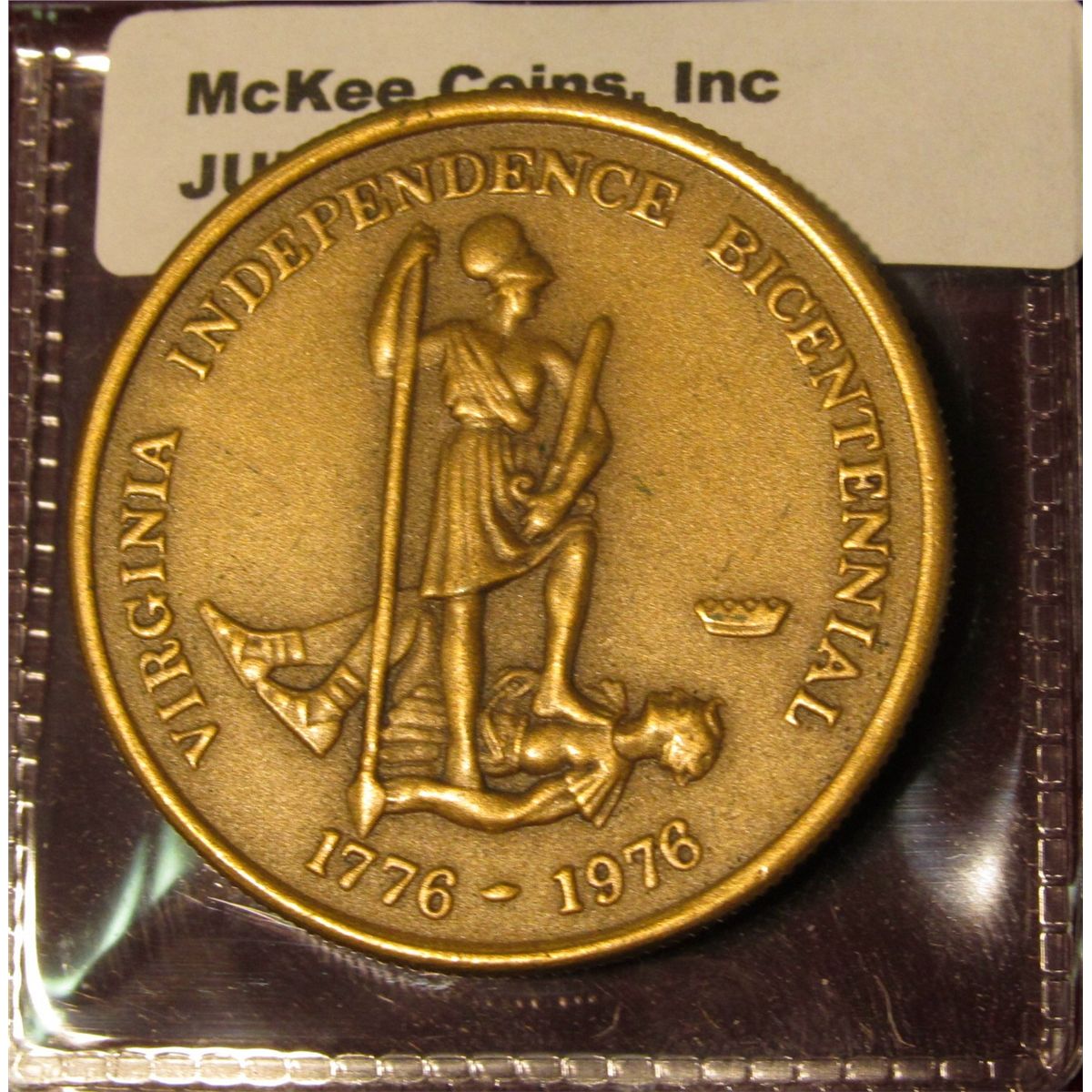 594. Virginia Independence Bicentennial 17761976 commemorative medal