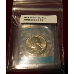 701. (3) BU Washington Quarters, all from mint sets, still in mint cello – 1972, 1974 & 1996-P – gre
