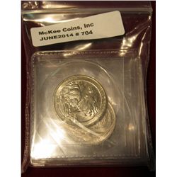 704. (5) BU 2010-P Washington National Park Quarters, all from mint sets – AR, WY, CA, AZ, OR – grea