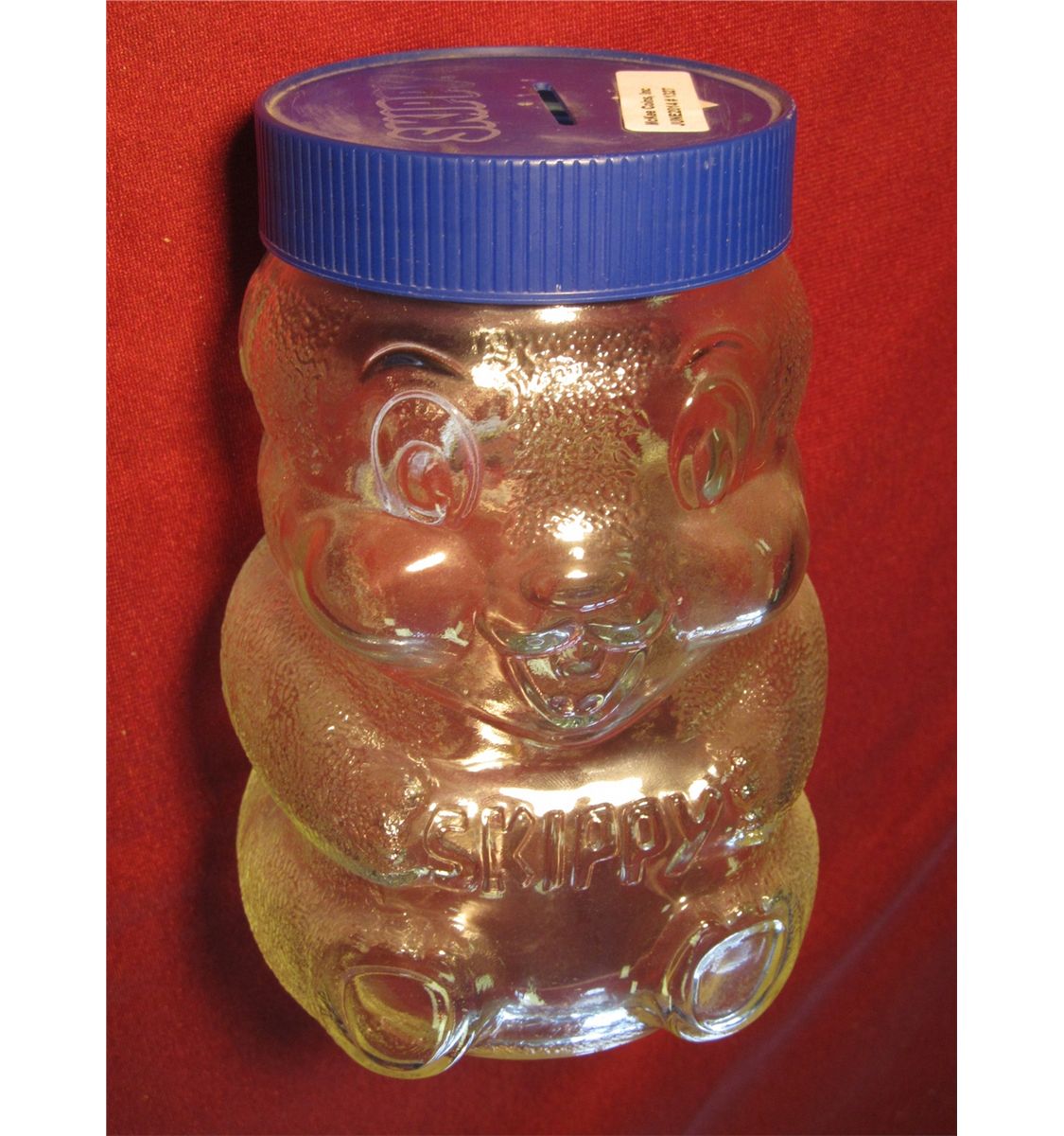 1327. Skippy Peanut Butter Jar Bank.