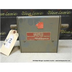 GEMCO ROTATING CAM LIMIT SWITCH 2X MONEY