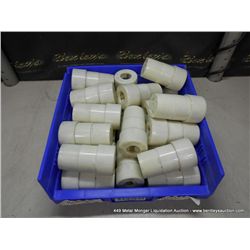 BIN: MISCELLANEOUS ELECTRICAL RECEPTICLES 24X MONEY