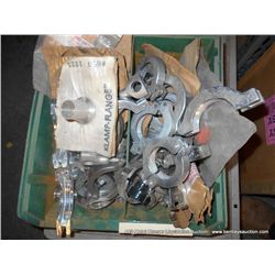 BIN: MISCELLANEOUS VACUUM HARDWARE - CLAMPS