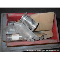 BIN: MISCELLANEOUS VACUUM HARDWARE - CLAMPS 15X MONEY