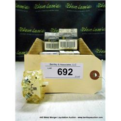 BIN: SQUARE D CONTACT BLOCKS 20X MONEY