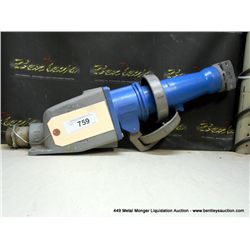 HUBBELL 560P9W PLUG AND RECEPTICAL RR