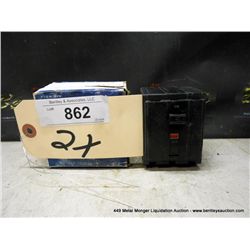 SQUARE D CIRCUIT BREAKER 2X MONEY