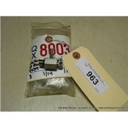 BAG: WHITEY SS-BVST4 SS BLEED VALVES