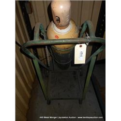 HELIUM GAS TANK W/ DOLLY