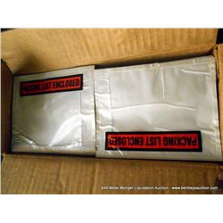 BOX: PACKING ENVELOPES