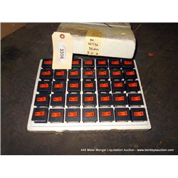 BOX: AIRPAX R25-61F AUXILLORY SWITCHES 35X MONEY