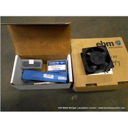 BOX: EBM W2G076 FANS W/ EFD PRECISION TIPS 2X MONEY
