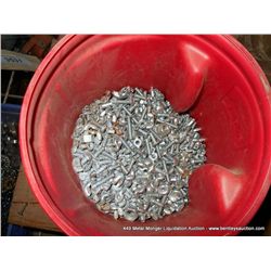 COFFEE CAN OF WING NUTS AND SCREWS